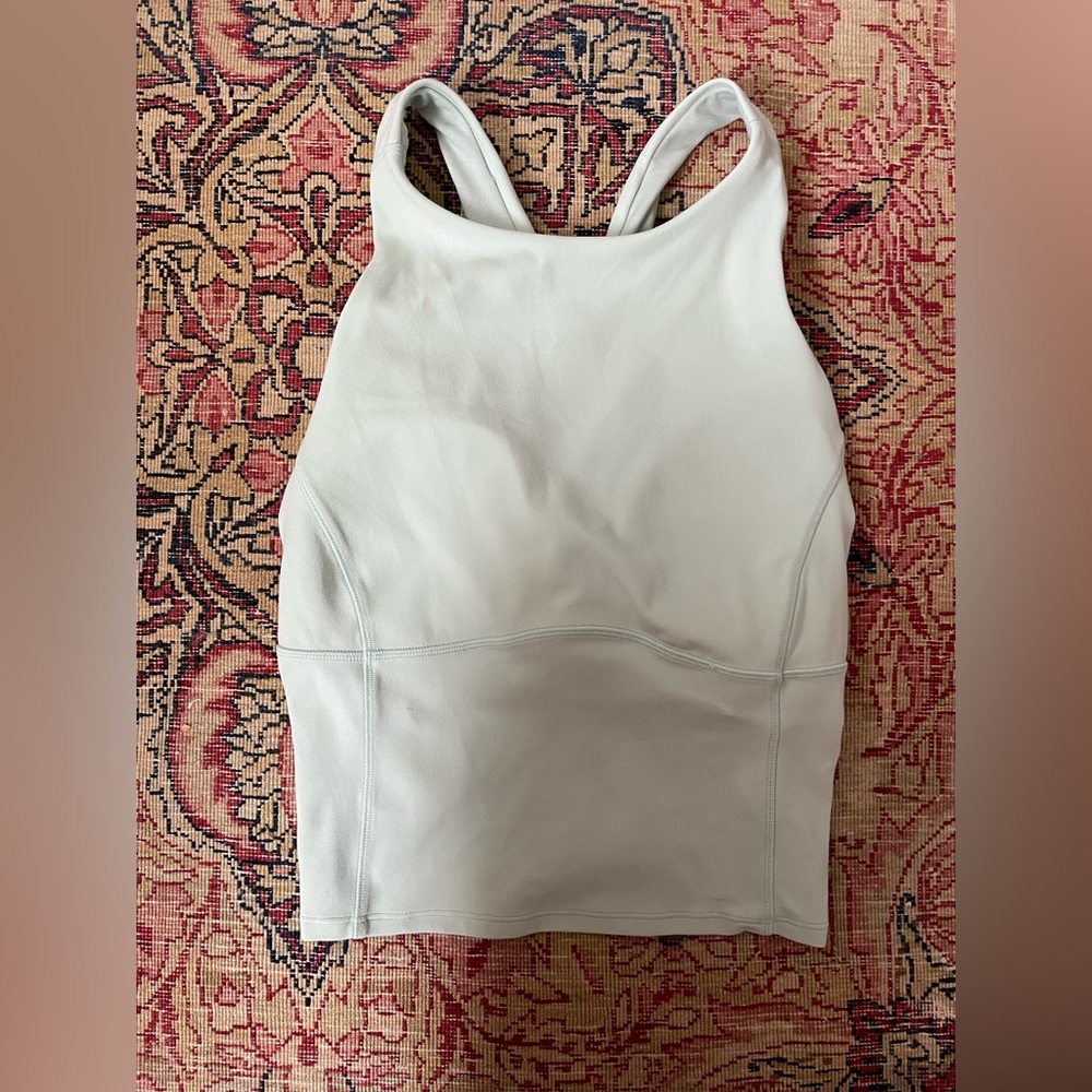 Lululemon high neck seafoam tank